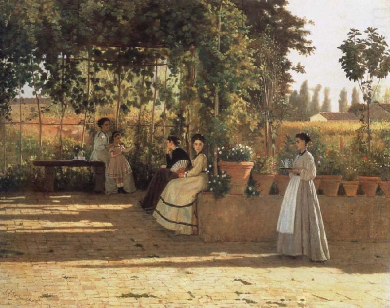 In the wine bower, Silvestro lega